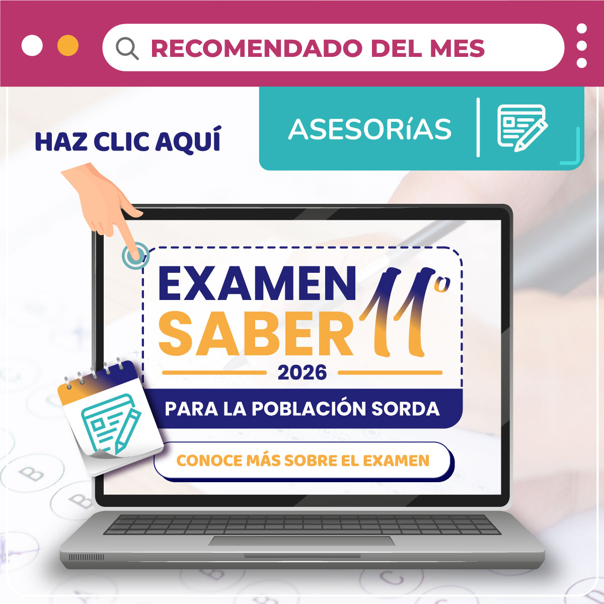ASESORÍA VIRTUAL – EXAMEN SABER 11°